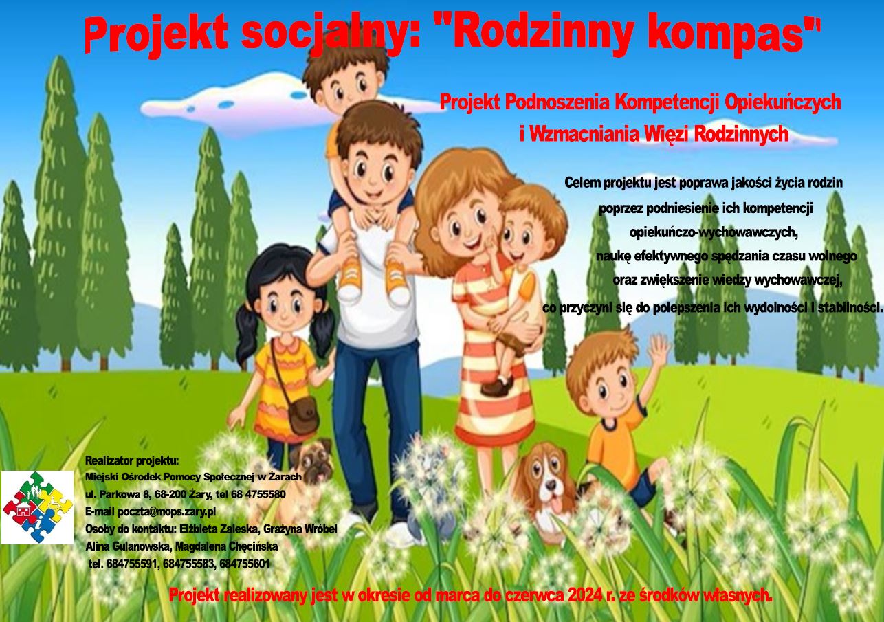plakat programu socjalnego Rodzinny Kompas
