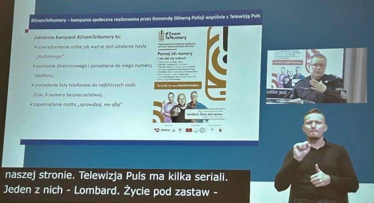 przykładowy ekran z wideokonferencji